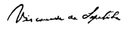 Cursive ink signature