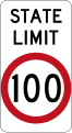(R4-205) State Speed Limit (used in New South Wales)