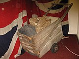 Original example of a barrow used by boys in Lowestoft to transport servicemen's belongings.