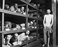 Befreite Gefangene in Baracke 56 des Kleinen Lagers, 16. April 1945