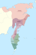 Distribution of Chukotko-Kamchatkan languages