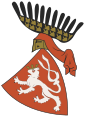 Coat of arms of the King of Bohemia Coat of arms of the Margrave of Moravia of Přemyslid lands