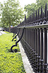 Churchyard railings at St Paul's Cathedral