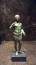 Etruscan statuette, from Italy, 3rd to 1st century BCE, bronze