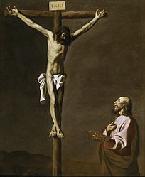 Saint Luke as a Painter before Christ on the Cross, c. 1635–1640, Museo del Prado, Madrid