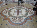 Coat of arms of Milan on the floor of the Galleria Vittorio Emanuele II