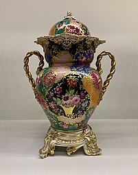 Rococo Revival incense burner (brûle-parfum), by Jacob Petit [fr], c.1834-1848, hard-paste porcelain, painted and gilded, Museum of Decorative Arts, Paris