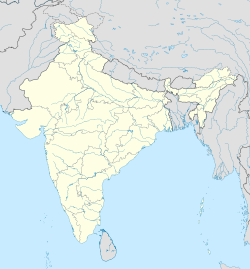 A map showing location of Hyderabad in Telangana, India.