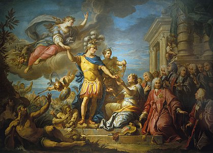 Allegory of the Peace of Aix-la-Chapelle (1761)
