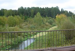 The Klyazma River in Mendeleyevo, Solnechnogorsky District