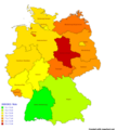 Lebenserwartung in Deutschland für Männer (2020–2022)