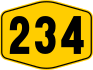Federal Route 234 shield}}