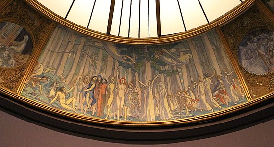Portion of the mural for the cupola of the Théâtre des Champs-Élysées, Paris (1908–11)