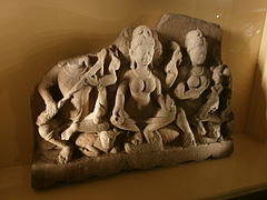 Shiva and his mother, 10th century AD, from India.