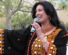 Naghma singing during the 2010 Nowruz celebration at Fairplex in Pomona, California