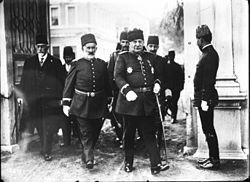 Nazım Pasha as the Chief of Staff during the First Balkan War.