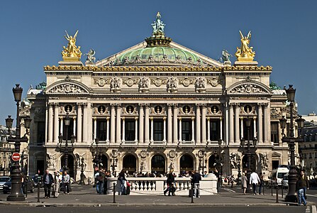 The Palais Garnier opera house in Paris (1861–1875)