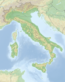 Reliefkarte: Italien