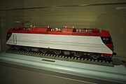 Scale model of a Russian electric EP10 Locomotive