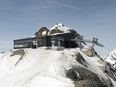 Die Bergstation der Schaufeljoch-Gondelbahn