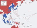 Second world war leapfrogging strategy 1943-1945 map