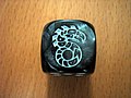 Dice six sided for the role-playing game Shadowrun