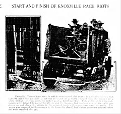 B&W photo of newspaper clipping