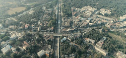A skyview of Tirur junction