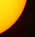 13:29 Uhr: Venus verlässt die Sonnenscheibe