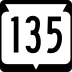 State Trunk Highway 135 marker