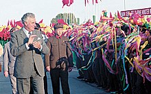 Gough Whitlam during his visit to China in 1973