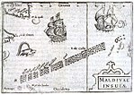 1598 Middleburg Bertius Maldives map