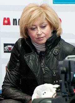 Wodoresowa als Trainerin beim Cup of Russia 2010