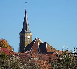 The church in Neurey-en-Vaux