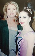 Alexandra Ansanelli with Caroline Kennedy at the Kennedy Center