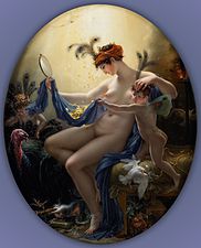 Mademoiselle Lange as Danae by Anne Louis Girodet-Trioson (1799)