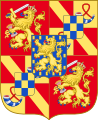 Arms of William VI as sovereign prince of the Netherlands.[51]