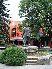 Monument to fallen fighters by Stevan Bodnarov in Bajina Bašta, 1952