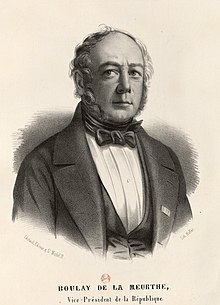 Henri Georges Boulay de la Meurthe, the only Vice President in French history.