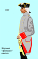 Uniform of the Penthievre Cavalry from 1757 to 1762