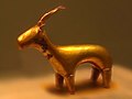 Gold figure of an ibex from Santorini, late Cycladic (17th century BCE)