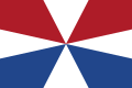 Netherlands (civil jack, unofficial, the most popular of several designs)