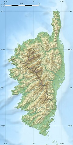 Tagnone is located in Corsica