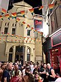 2019 - Crowds outside Bar Broadway at Brighton Pride