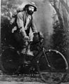 A goldminer who cycled a round trip of 1000 miles to a gold rush in Western Australia in 1895