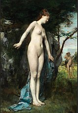 Diane et Acteon (olio su tela - 1890 c.ca)