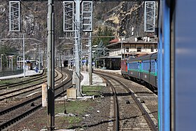Bahnhof Iselle di Trasquera (Sicht Richtung Brig)