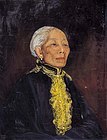 Portrait of Madame Liu, (1942) Li Tiefu oil on canvas
