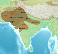 The Indo-Scythians ruled in northwestern South Asia from circa 100 BC