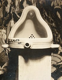 Original of Fountain by Marcel Duchamp (1917)[2]